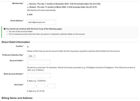 smart debit log in